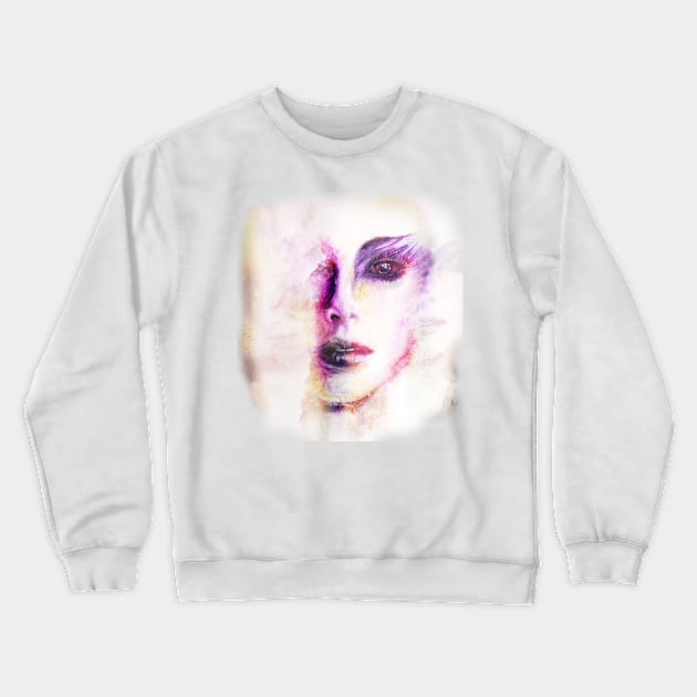 Black Swan Crewneck Sweatshirt by AnnikaPixie